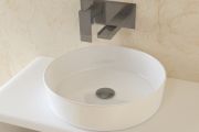 Vasque lavabo Ø 355 mm, en céramique fine blanc - OSIRIS