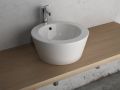 Vasque lavabo � 460 mm, en c�ramique blanc - MENFIS