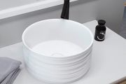 Vasque lavabo Ø 410 mm, en céramique décorée - ANETO