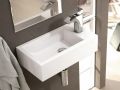 Lave mains rectangulaire, 50x26 cm, robinetterie  droite -