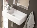 Lave mains, 50 x 26 cm, robinetterie  gauche - AURIS gauche