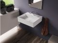 Vasque lavabo 420 x 500 mm, en c�ramique, suspendu - SIL
