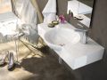 Vasque lavabo 710 x 430 mm, en cramique, suspendu - BEMUS