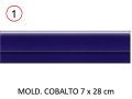 Moldura i Tira 28 cm - płytka ścienna w stylu orientalnym.