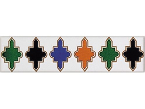 CALABROTE 5 - 7 x 28 cm, pÅ‚ytki Å›cienne, styl orientalny.