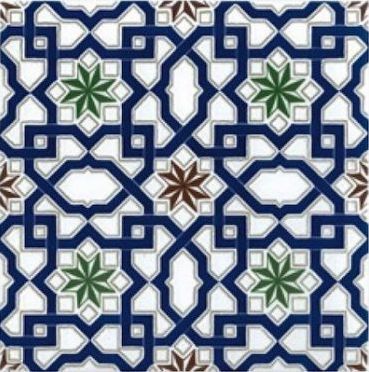 M-22 20x20 cm - carrelage mural, au style Oriental.