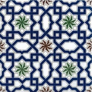 M-22 20x20 cm - carrelage mural, au style Oriental.