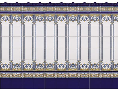 MALLORCA 20x20 cm - carrelage mural, au style Oriental.