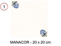 MANACOR 20x20 cm - carrelage mural, au style Oriental.