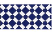 M 13 AZUL 15x20 cm - wandtegel, in oosterse stijl.