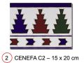M 2 MIX 15x20 cm - carrelage mural, au style Oriental.