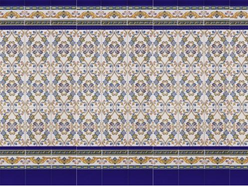 ALTEA 15x20 cm - carrelage mural, au style Oriental.