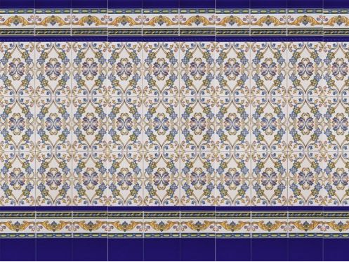 ALTEA 15x20 cm - carrelage mural, au style Oriental.