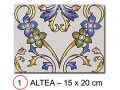 ALTEA 15x20 cm - płytka ścienna w stylu orientalnym.
