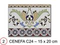 COIMBRA BEIGE 15x20 cm - vægflise i orientalsk stil.