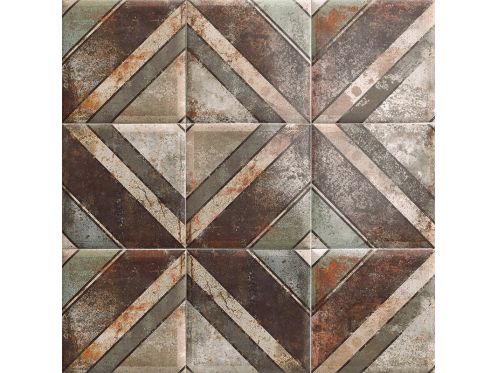 TIN-TILE DIAGONAL  20x20 cm - vÃ¦gflise i orientalsk stil.