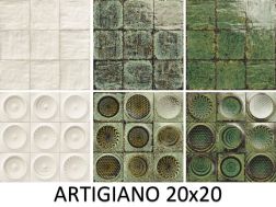 ARTIGIANO 20x20 cm - carrelage mural, au style andalous.
