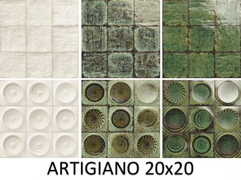ARTIGIANO 20x20 cm - carrelage mural, au style andalous.