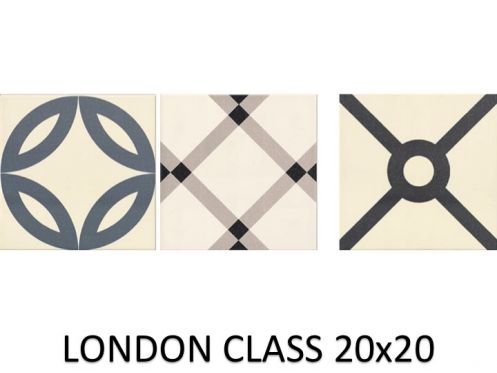 LONDON CLASS 20x20 - Carrelage, aspect carreaux de ciment - MAINZU