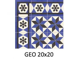 GEO 20x20 - Carrelage, aspect carreaux de ciment - MAINZU