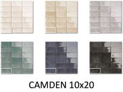 CAMDEN 10x20 cm - carrelage mural, au style Zellige.