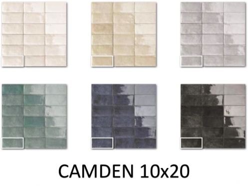 CAMDEN 10x20 cm - vægfliser i zellige stil.