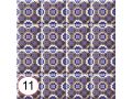 ZOCALO 15x15 cm - vÃ¦gflise i orientalsk stil.