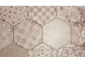 Portland Beige 14x16 cm - Carrelage sol, hexagonal, gr�s c�rame