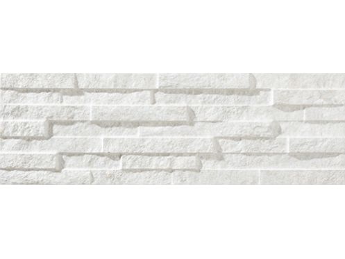 Brickstone White 17 x 52 cm - Imiteret sten, porcelæns vægfliser 