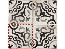 RANCHO BLACK 15x15 cm - Carrelage de sol, motifs classiques