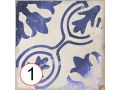 IRUELA BLUE 15x15 cm - Carrelage de sol, motifs classiques