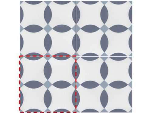 CHERE BLEU 20x20 - Vloertegels, cementtegel-look
