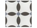 CHERE NOIR 20x20 cm - Carrelage de sol, aspect carreaux de ciment