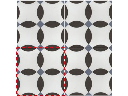 CHERE NOIR 20x20 - PÅ‚ytki podÅ‚ogowe, wyglÄ…d pÅ‚ytek cementowych