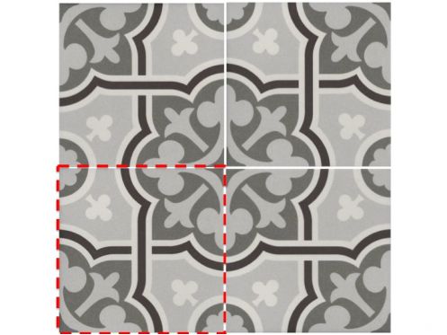 FLOW GRIS 20x20 - PÅ‚ytki podÅ‚ogowe, wyglÄ…d pÅ‚ytek cementowych