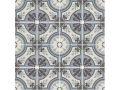 LILOU BLEU 20x20 cm - Carrelage de sol, aspect carreaux de ciment