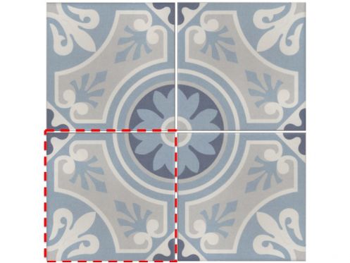 LILOU OCEAN 20x20 - Vloertegels, cementtegel-look