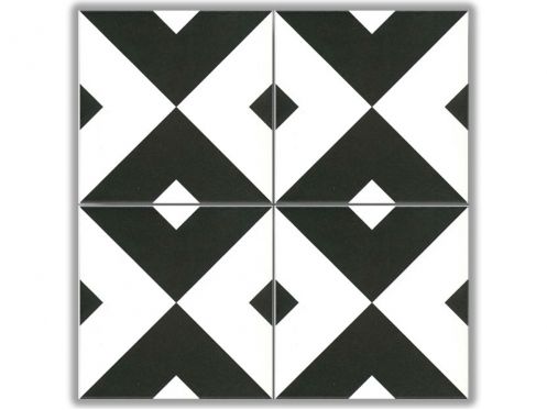 ARTHUR 15x15 cm - Carrelage de sol, aspect carreaux de ciment
