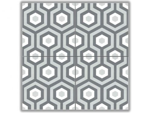 JACK 15x15 cm - Carrelage de sol, aspect carreaux de ciment