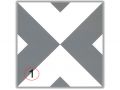 ARTHUR Gris 15x15 cm - Carrelage de sol, aspect carreaux de ciment