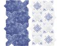 BECOLORS 14x14 cm, DECOR ARABESQUE - pÅ‚ytki podÅ‚ogowe i Å›cienne, styl orientalny.