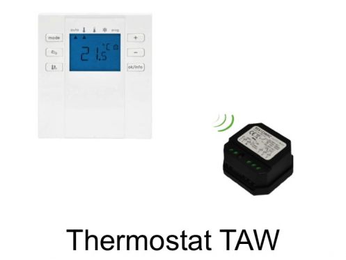 Thermostat num�rique avec r�cepteur radio pour s�che serviette �lectrique - TAW