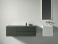 Meuble salle de bains sur mesure, poigne intgr, hauteur 30 cm, finition bois - EL CONCEPTO 30 Open Bois
