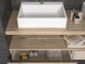 Meuble salle de bains, sous vasque ou sous plan, 2 tiroirs  - EXTENSO 2T