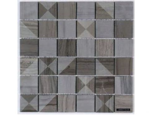 FUJI - 30 x 30 cm - Geometrisk mosaik
