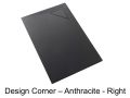 Receveur de douche, vacuation angle droit - CORNER DESIGN DROITE 130