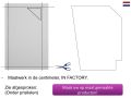 Receveur de douche, vacuation angle droit - CORNER DESIGN DROITE 130