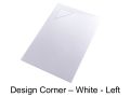 Receveur de douche, vacuation angle gauche - CORNER DESIGN GAUCHE 160
