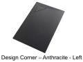 Receveur de douche, vacuation angle gauche - CORNER DESIGN GAUCHE 160