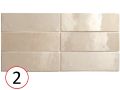 ARTISAN 6,5x20 cm - carrelage mural, au style Zellige.